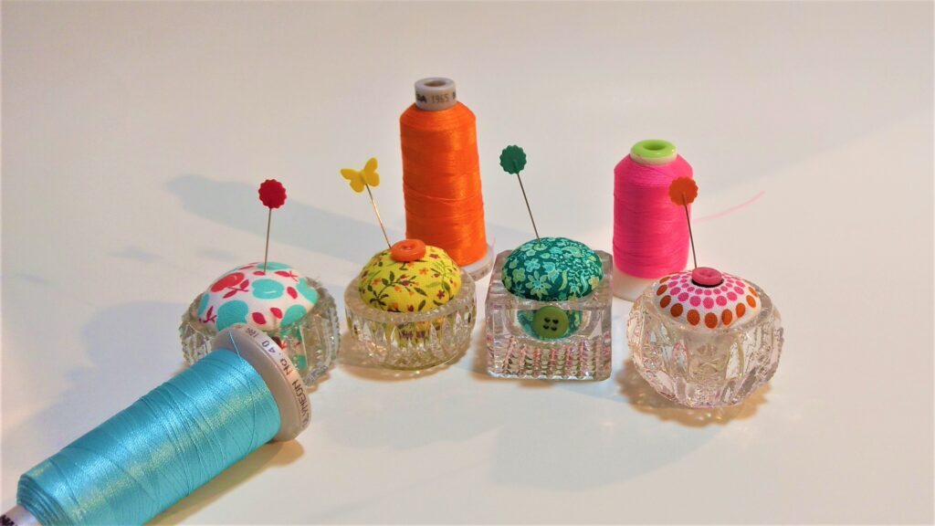 Salt Cellar pin cushions