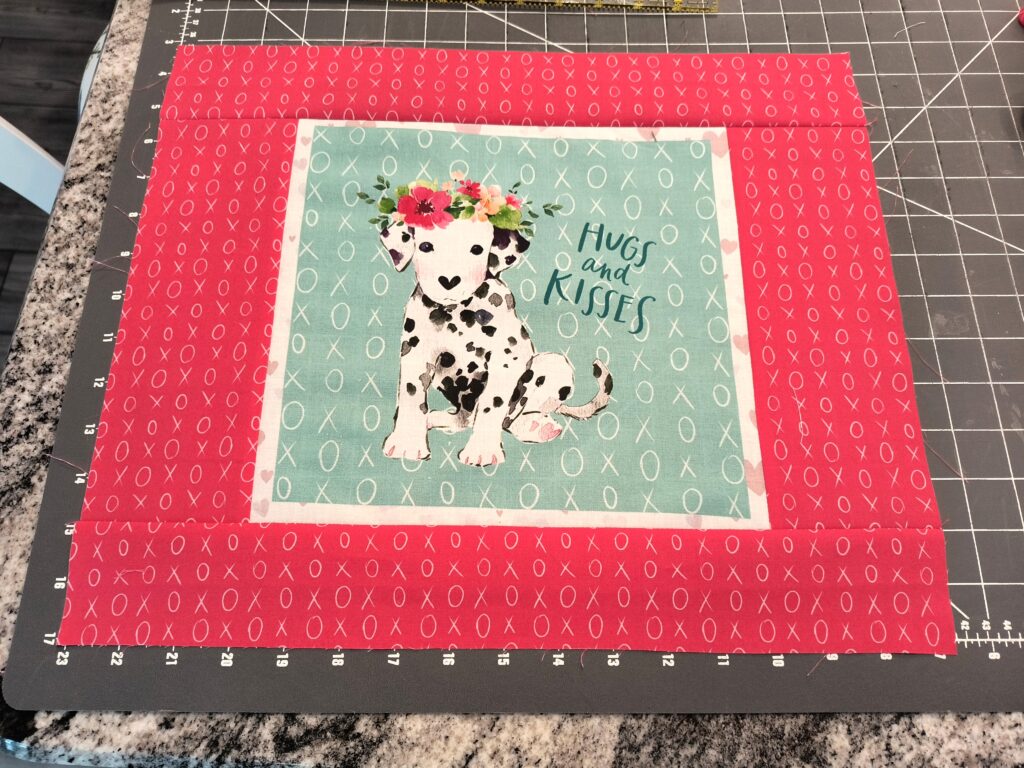 top and bottom borders added to panel picture.